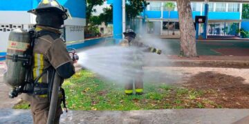 Derrame de químicos en Instituto La Salle Cancún provoca evacuación