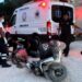 Motociclista termina en el hospital tras sufrir aparatoso accidente en El Pedregal