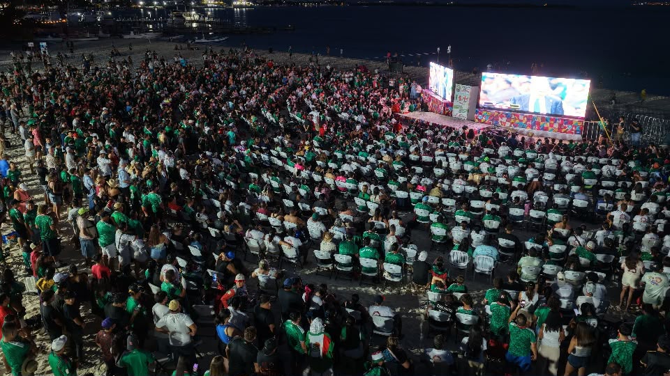 Isla Mujeres celebra Fut Fest en Playa Centro
