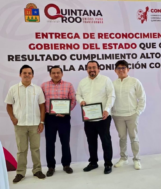Isla Mujeres recibe reconocimiento por transparencia fiscal 2025