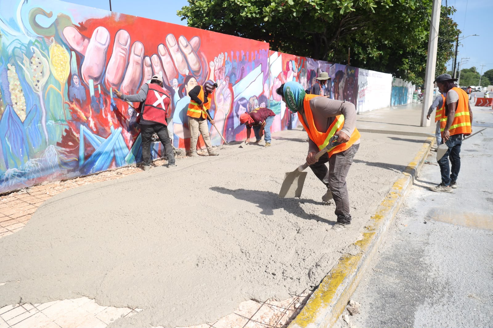 Avanzan trabajos en prolongación Rueda Medina en Isla Mujeres
