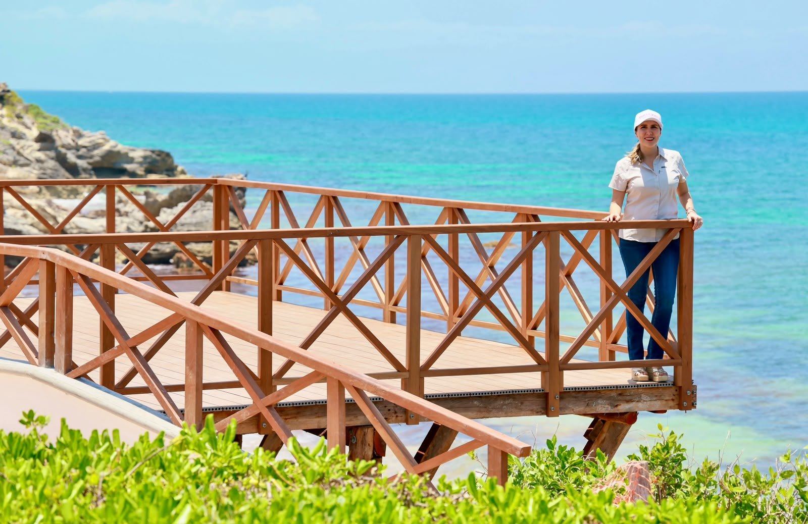 Isla Mujeres avanza en nuevo mirador en Malecón Caribe
