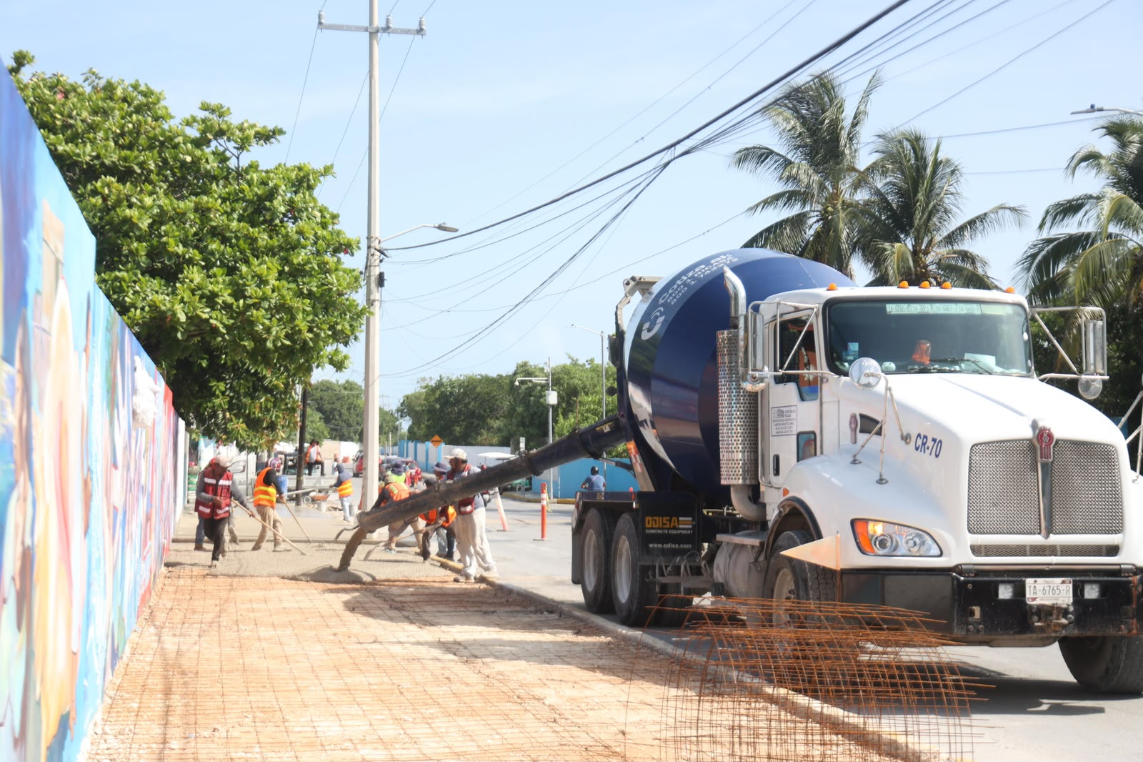 Avanzan trabajos en prolongación Rueda Medina en Isla Mujeres