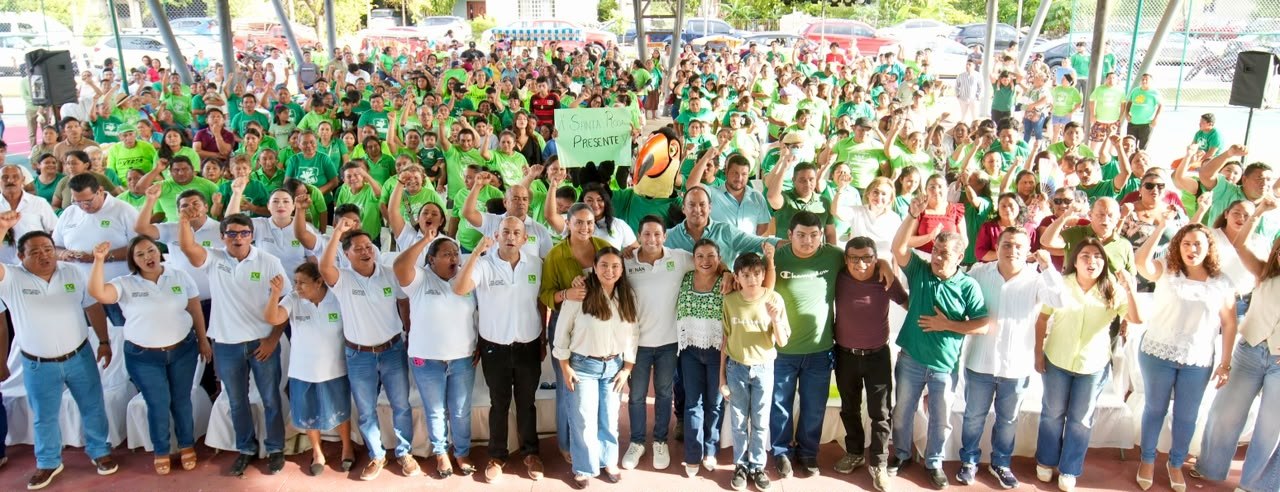 Renán Sánchez toma protesta al nuevo comité del PVEM