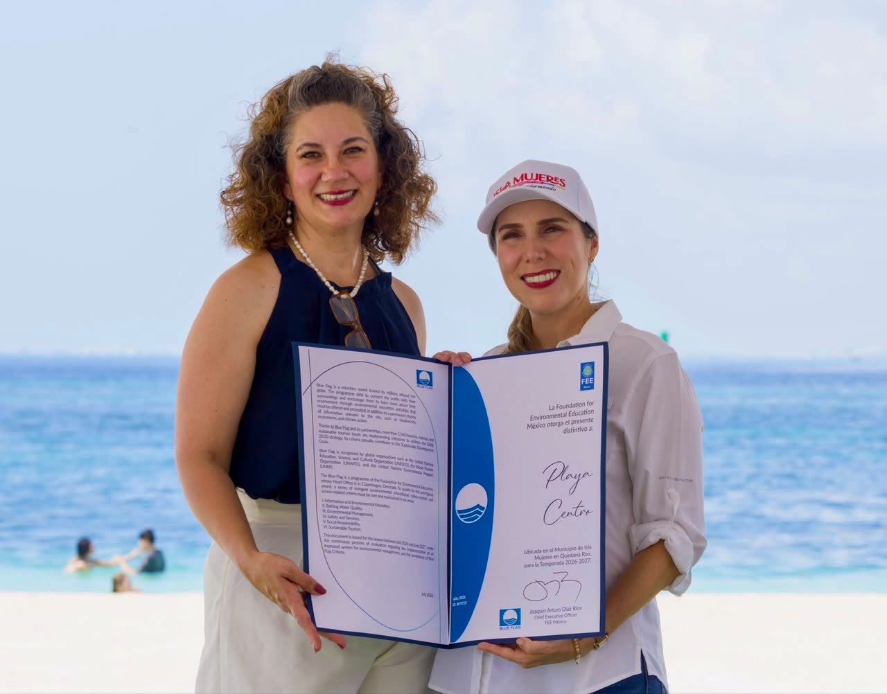 Isla Mujeres refrenda Blue Flag en Playa Norte y Centro