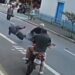 VIDEO: Peatón detiene a ladrón con una zancadilla en plena fuga