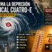 Se forma depresión Cuatro-E en el Pacífico mexicano