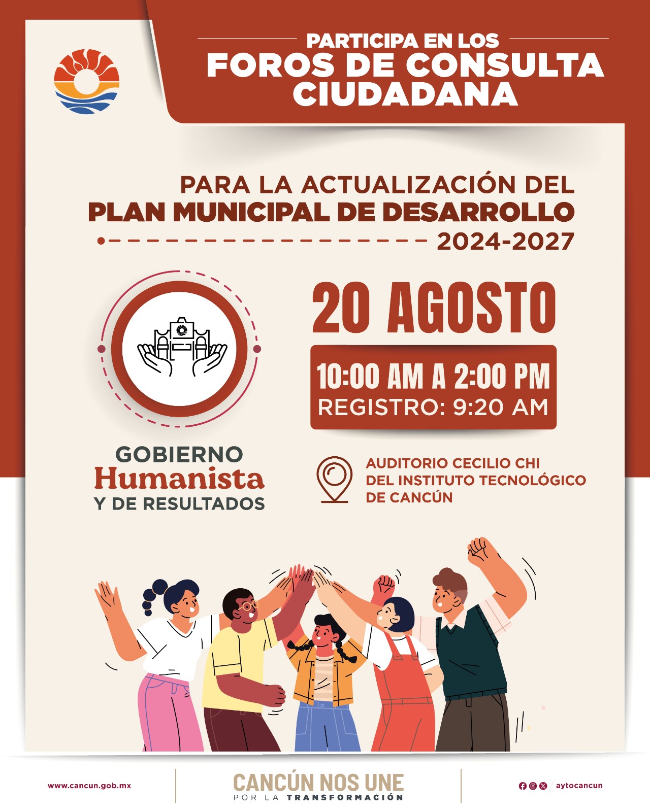 Benito Juárez realizará foro sobre Gobierno Humanista