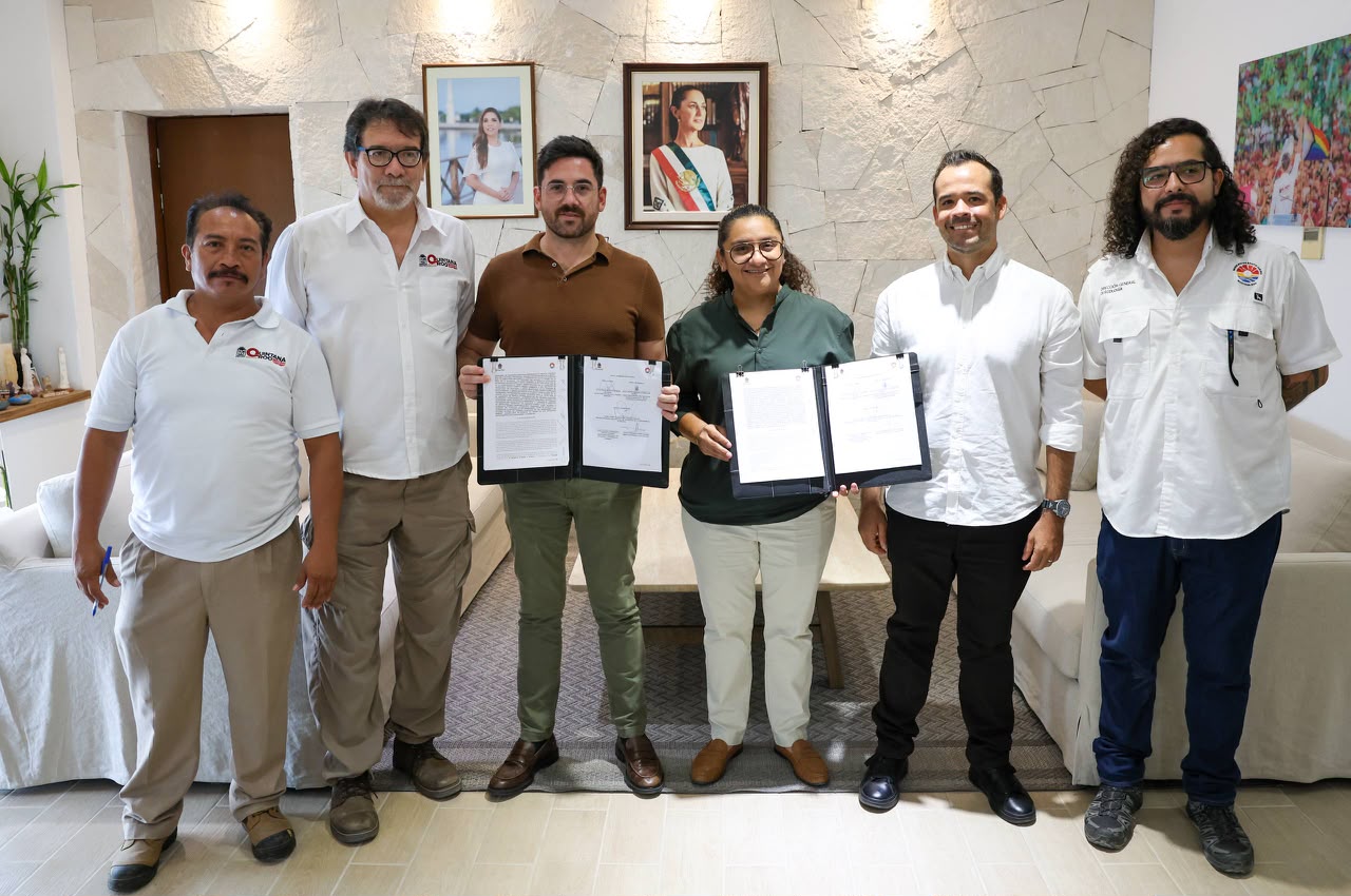 Benito Juárez firma convenio para preservar Parque Kabah