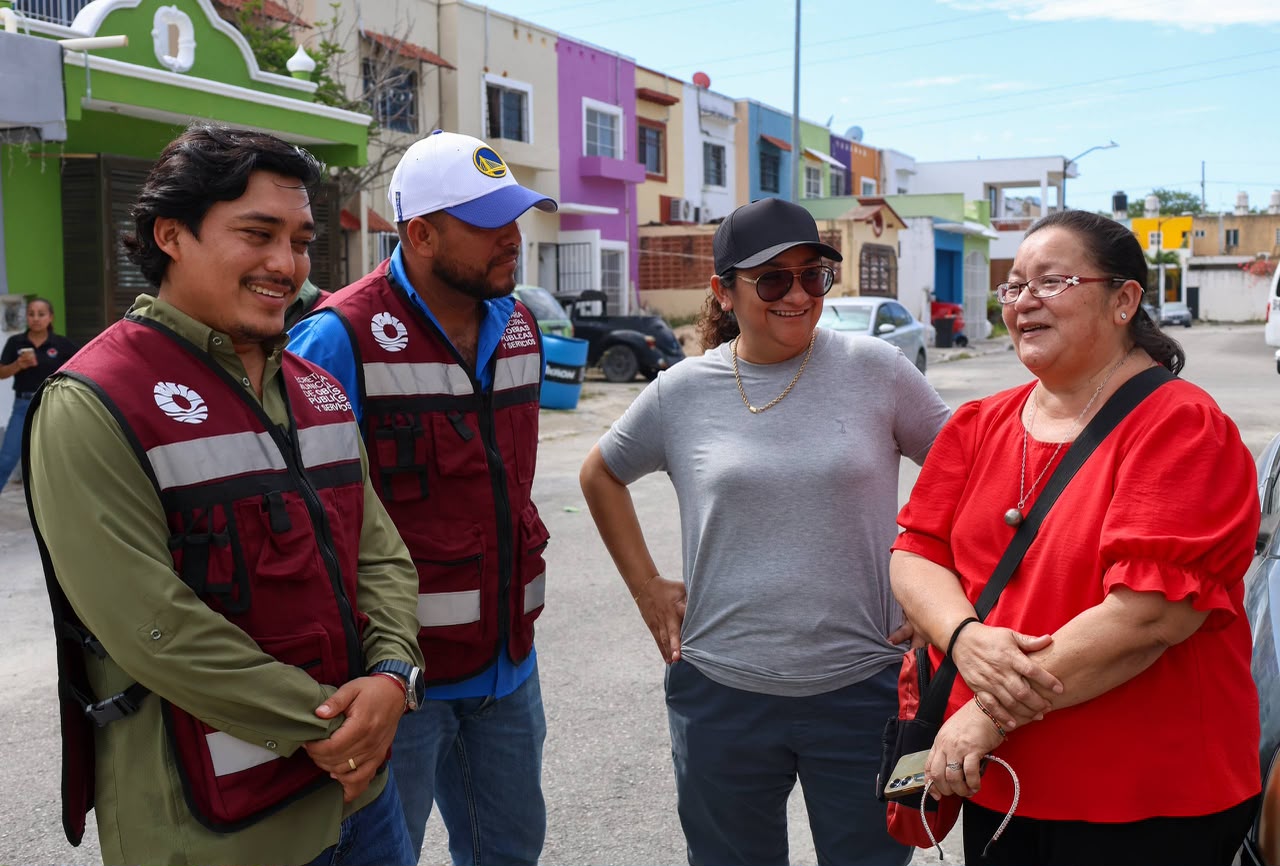 Avanza construcción de pozos de absorción en Cancún