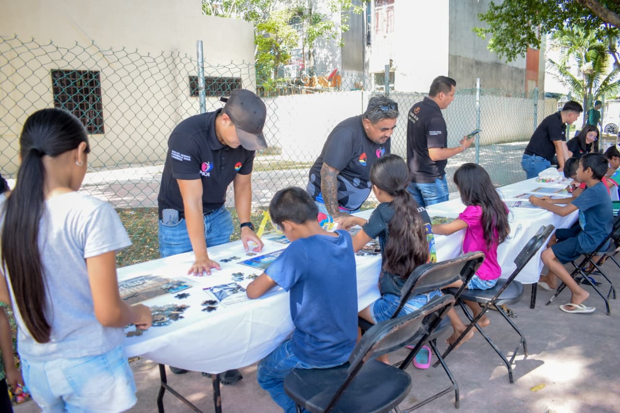 Feria de Paz acerca servicios a familias en SM 260