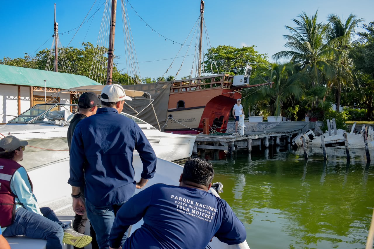 Benito Juárez inicia retiro de embarcaciones en Laguna Nichupté