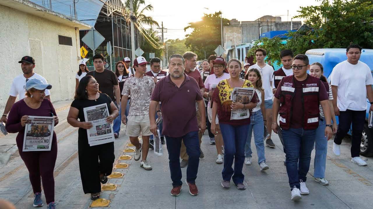 Jorge Sanén fortalece trabajo territorial en Cancún
