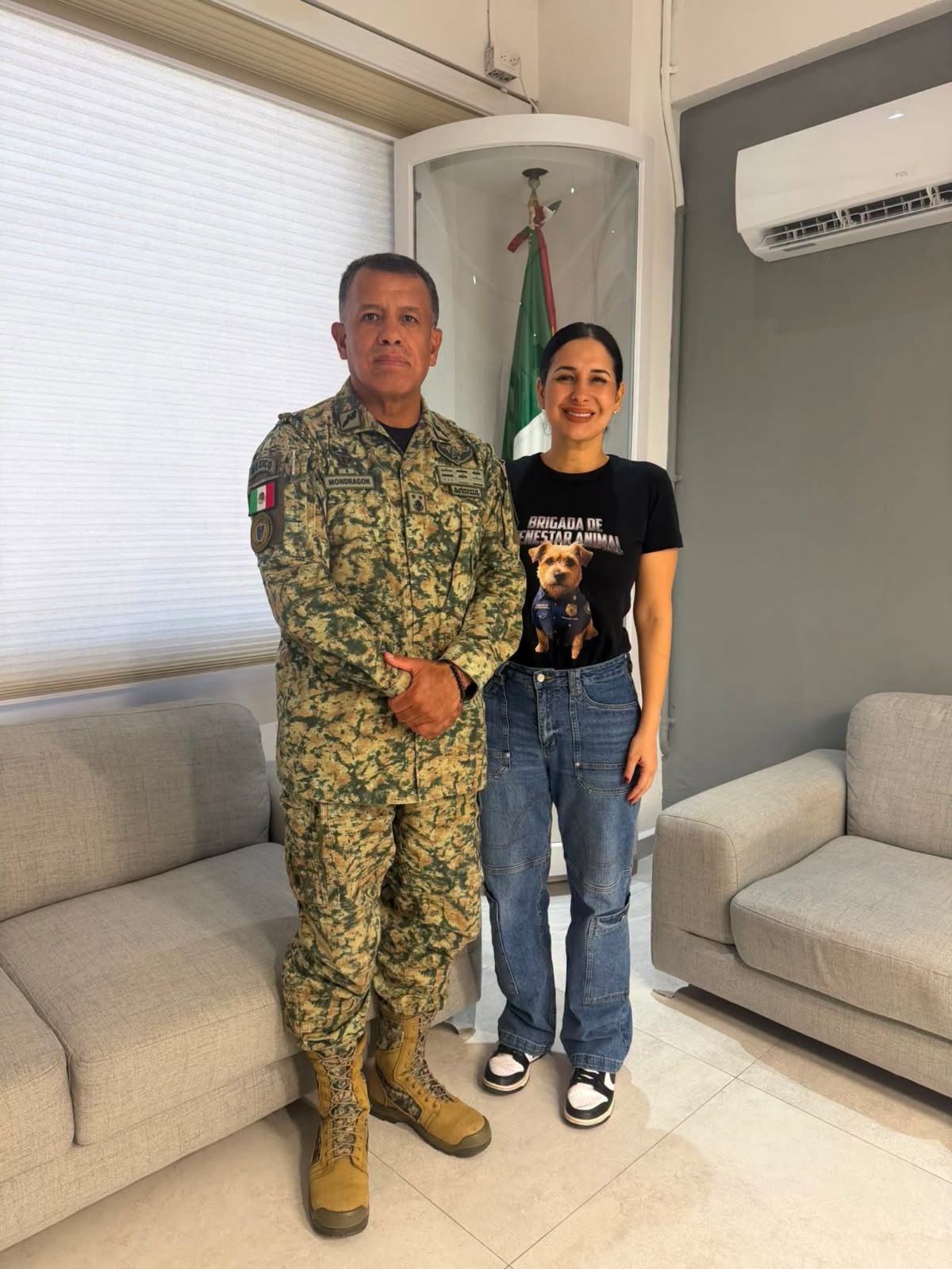Estefanía Mercado refuerza seguridad en Playa del Carmen