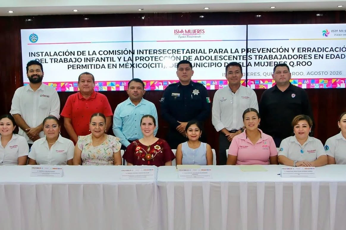 Isla Mujeres instala comisión contra trabajo infantil