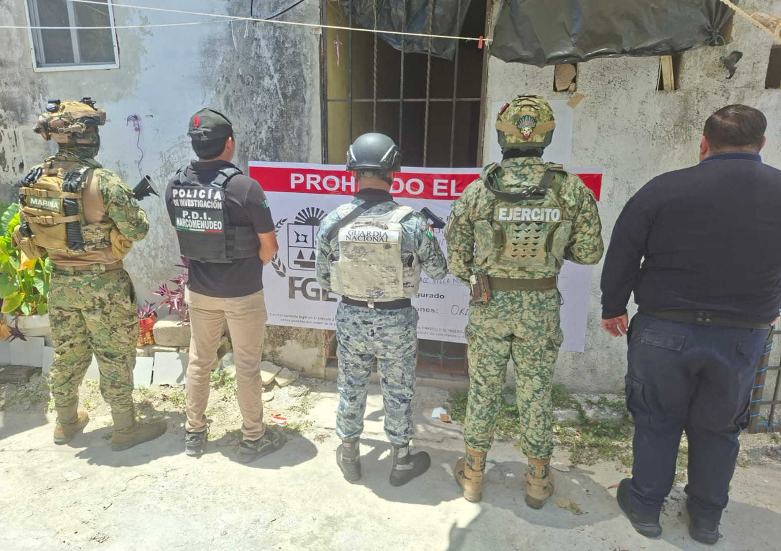 Cateos en Quintana Roo aseguran drogas y armas