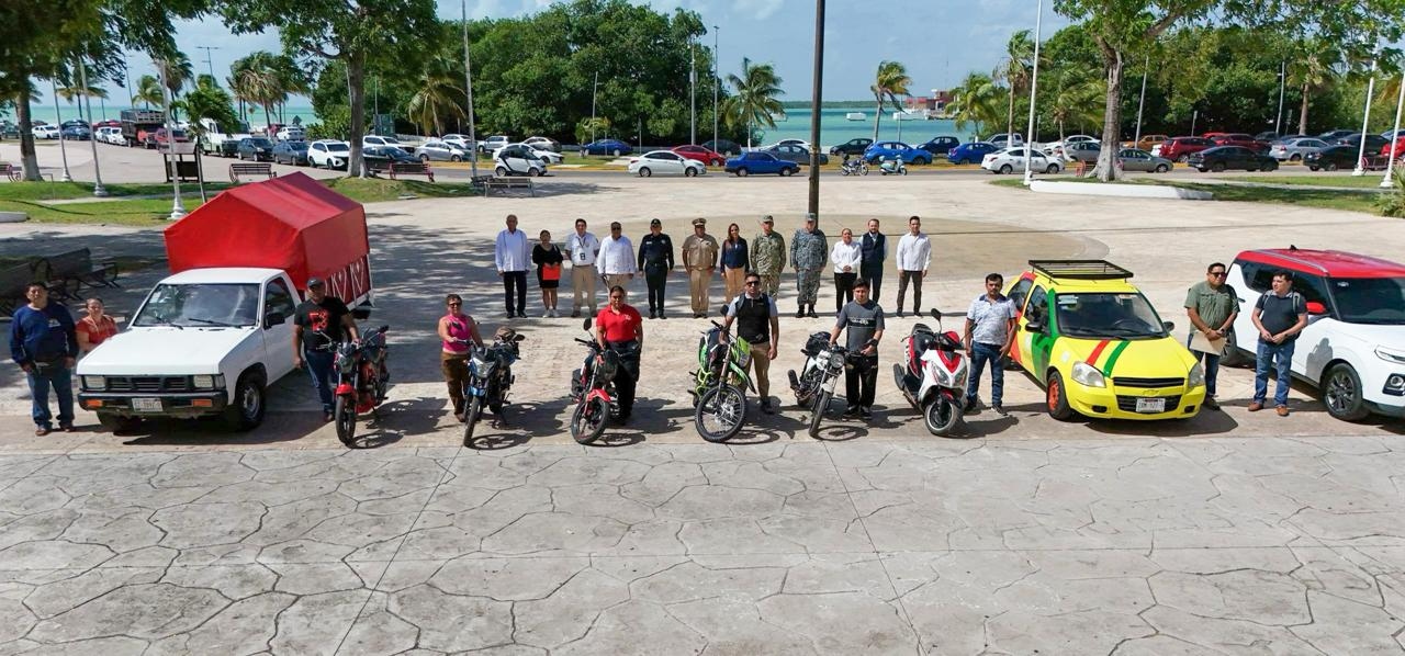 Gobierno de Quintana Roo devuelve nueve vehículos robados