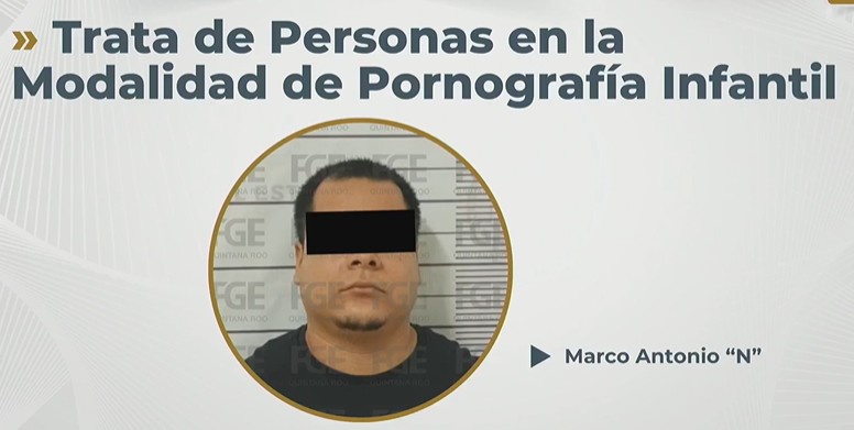 Detienen en Cancún a pornógrafo infantil que grababa niños