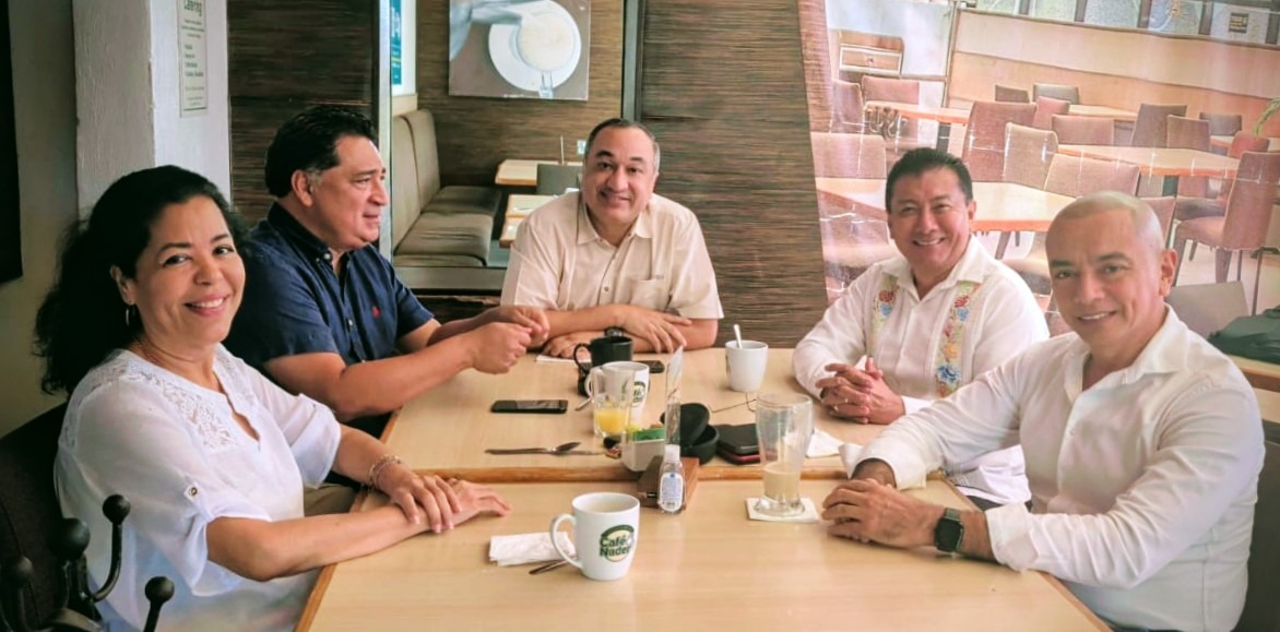 PRI, PAN y MC dialogan sobre alianza en Cancún