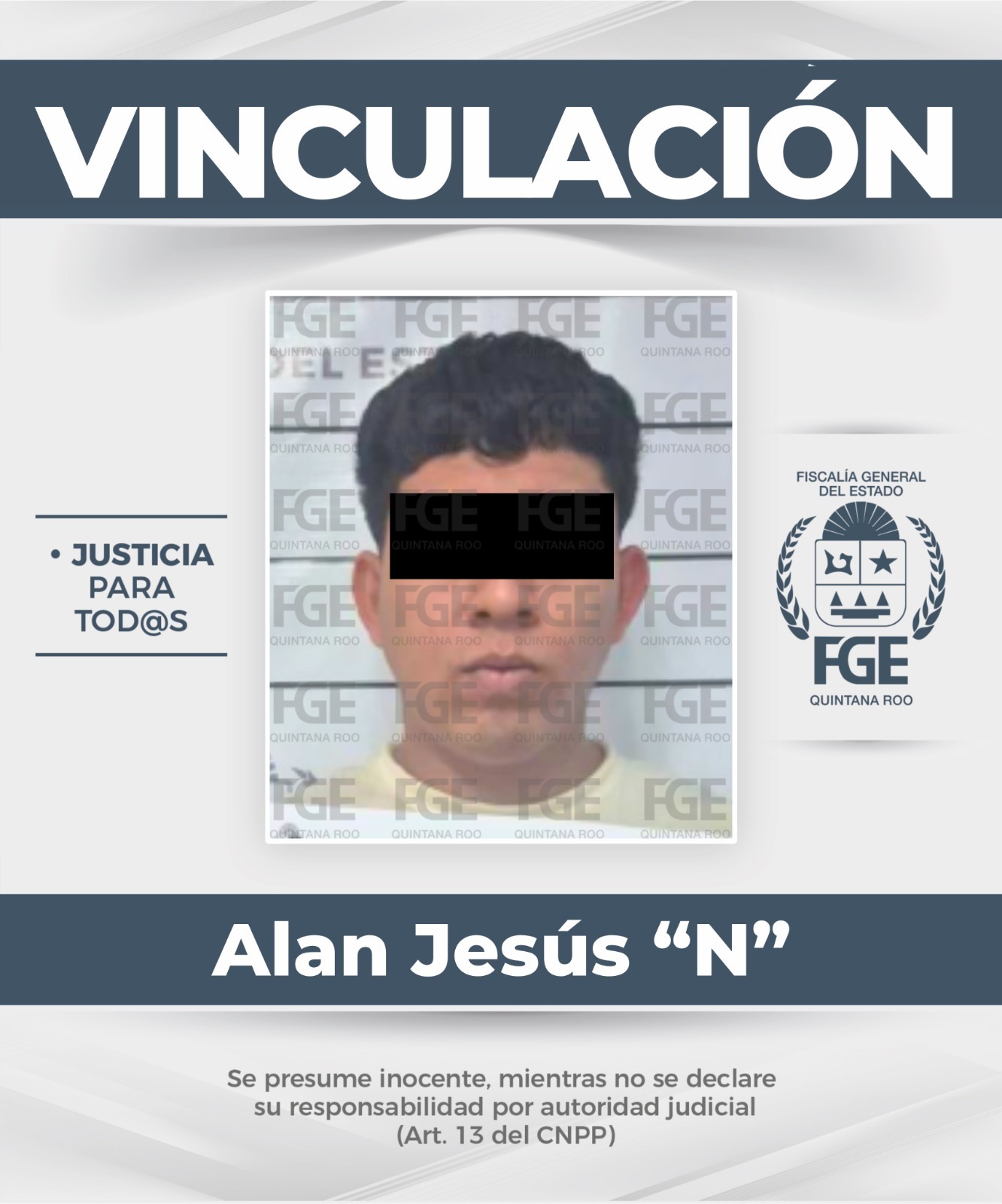 FGE vincula a proceso a sujeto por fraude en Benito Juárez