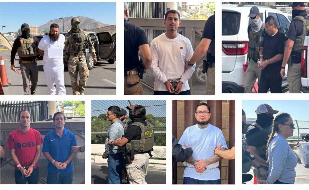 Estados Unidos entrega a México a 10 delincuentes buscados