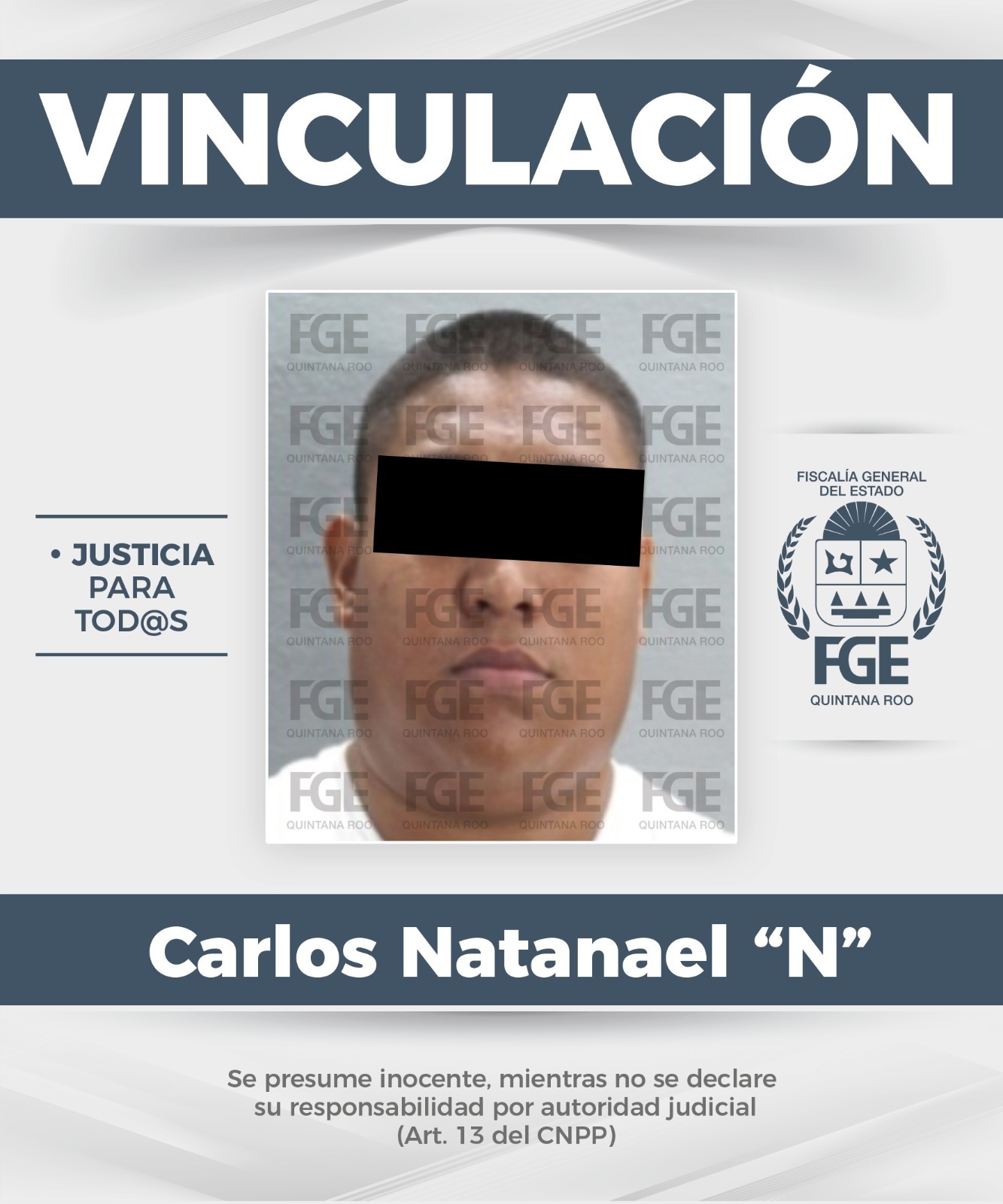 FGE vincula a proceso a sujeto por pornografía infantil en Benito Juárez