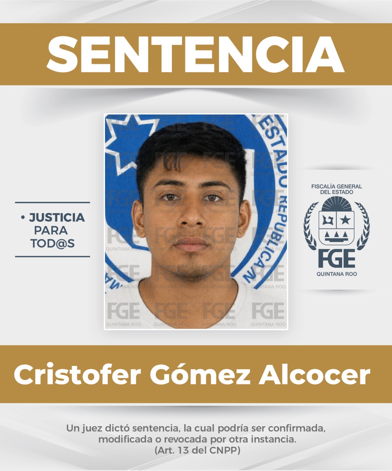 FGE Quintana Roo logra sentencias por homicidio en Benito Juárez