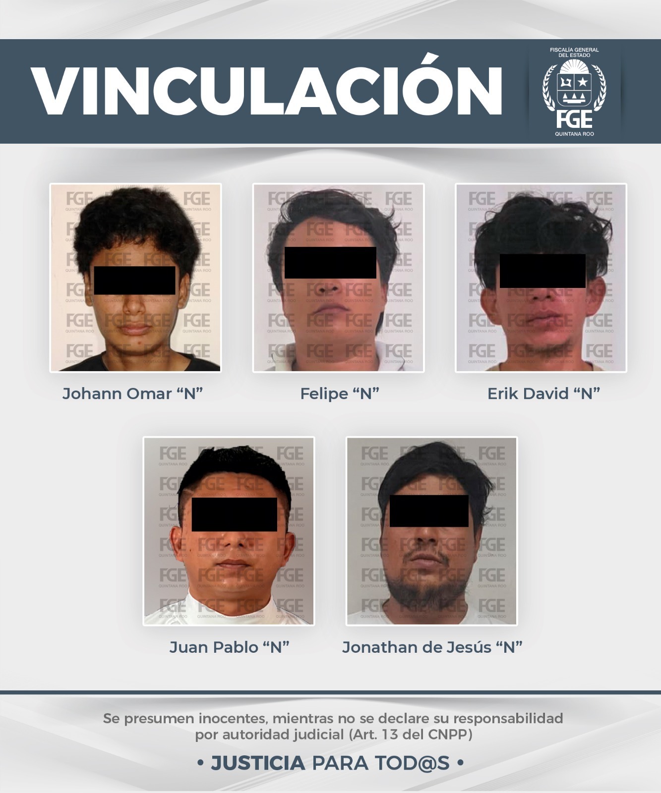 Fiscalía vincula a proceso a nueve por narcomenudeo en Quintana Roo