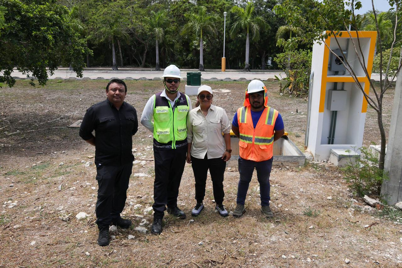 Cancún supervisa avance en cableado subterráneo en Colosio