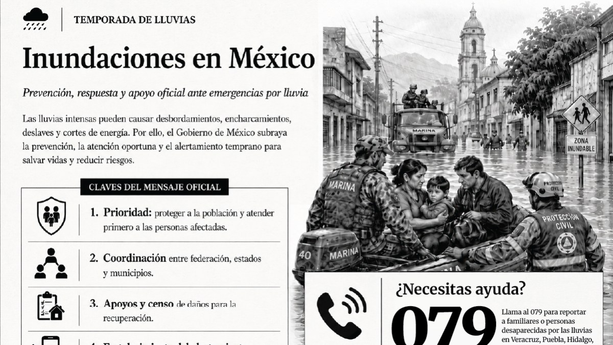 Inundaciones en México: riesgos y acciones tras el desbordamiento
