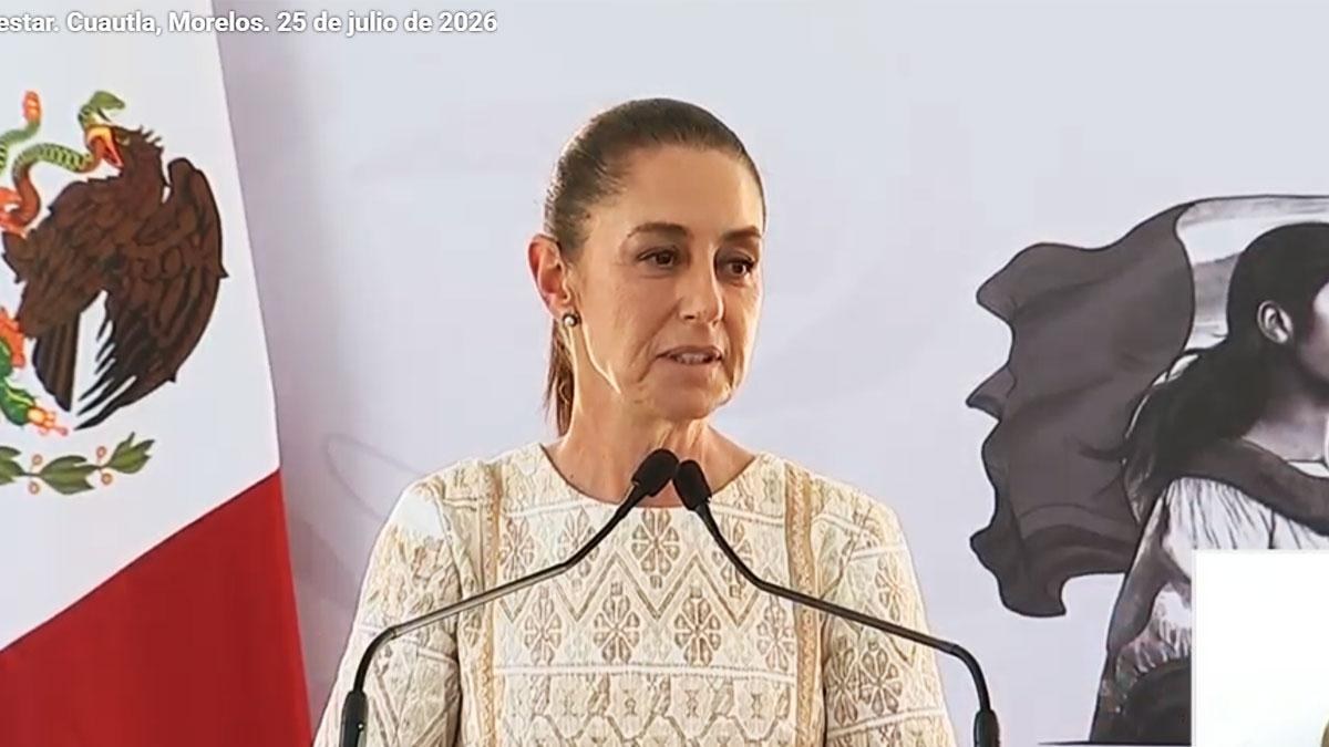 Sheinbaum suspende conferencia matutina por gripa fuerte