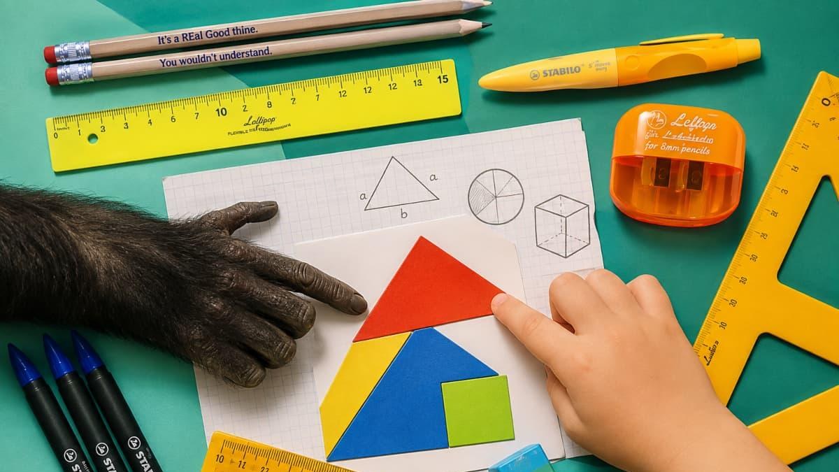 Niños y monos comparten comprensión común de geometría