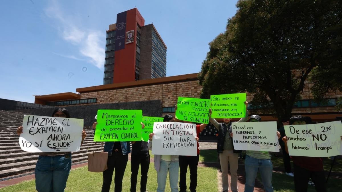 UNAM rescinde contrato tras crisis en examen de admisión