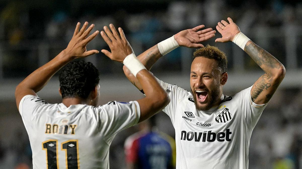 Neymar provoca polémica tras partido en Copa Brasil