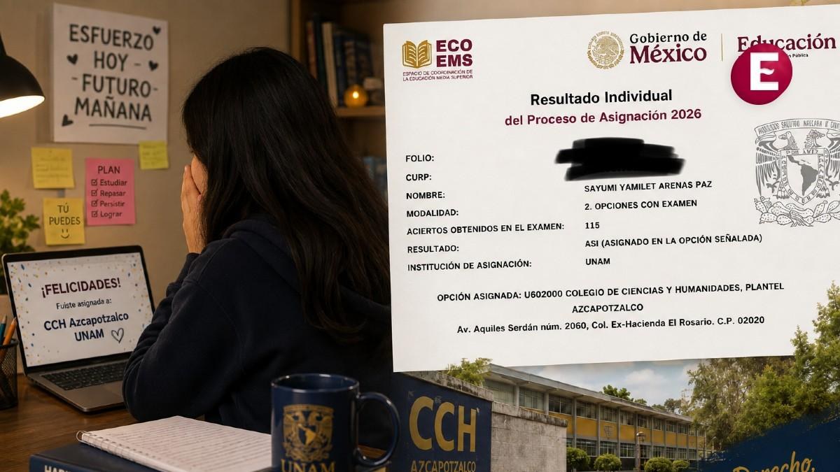 Sayumi logra 115 aciertos y entra al CCH Azcapotzalco UNAM