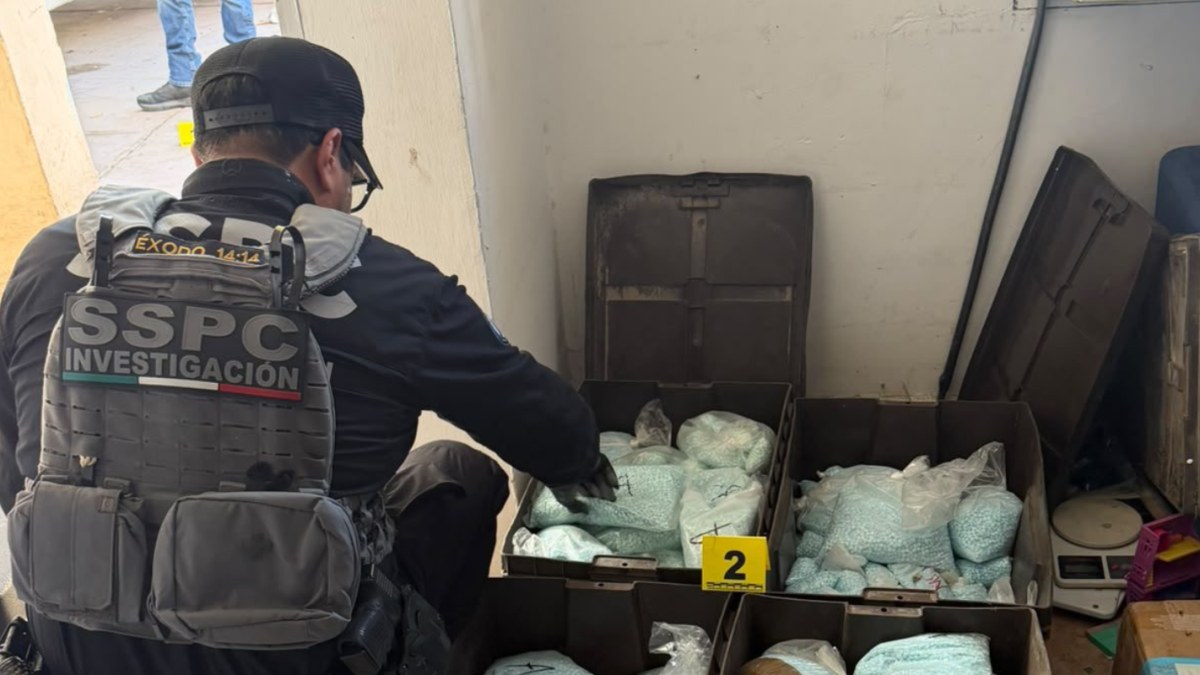 Decomisan 120 kilos de fentanilo en Mexicali