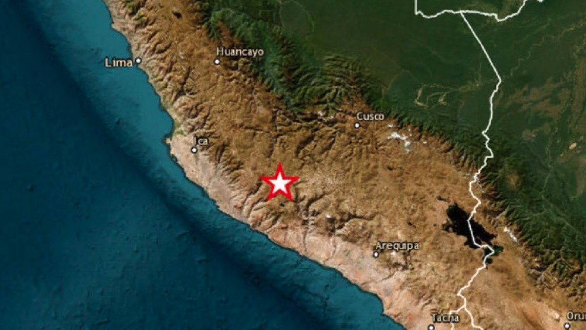 Sismo de magnitud 7.2 sacude sur de Perú
