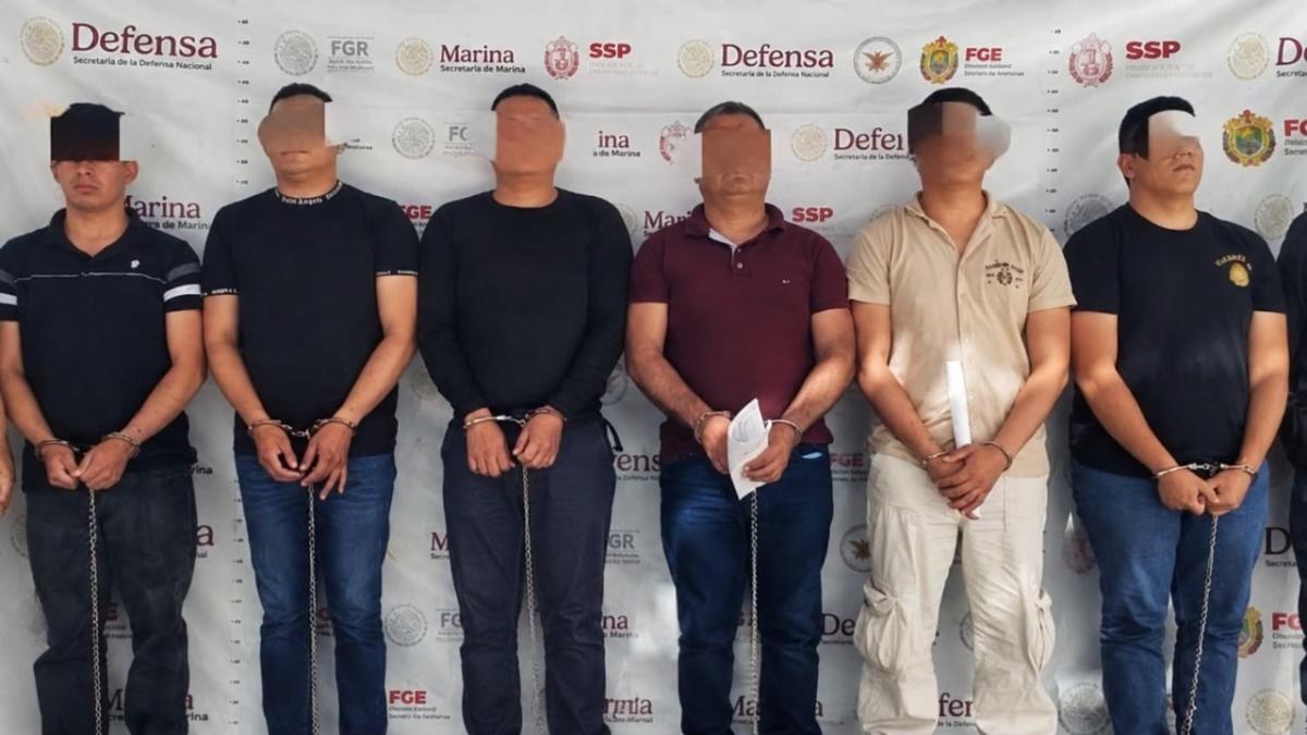 Detienen a marinos y policía por extorsión en Álamo Veracruz