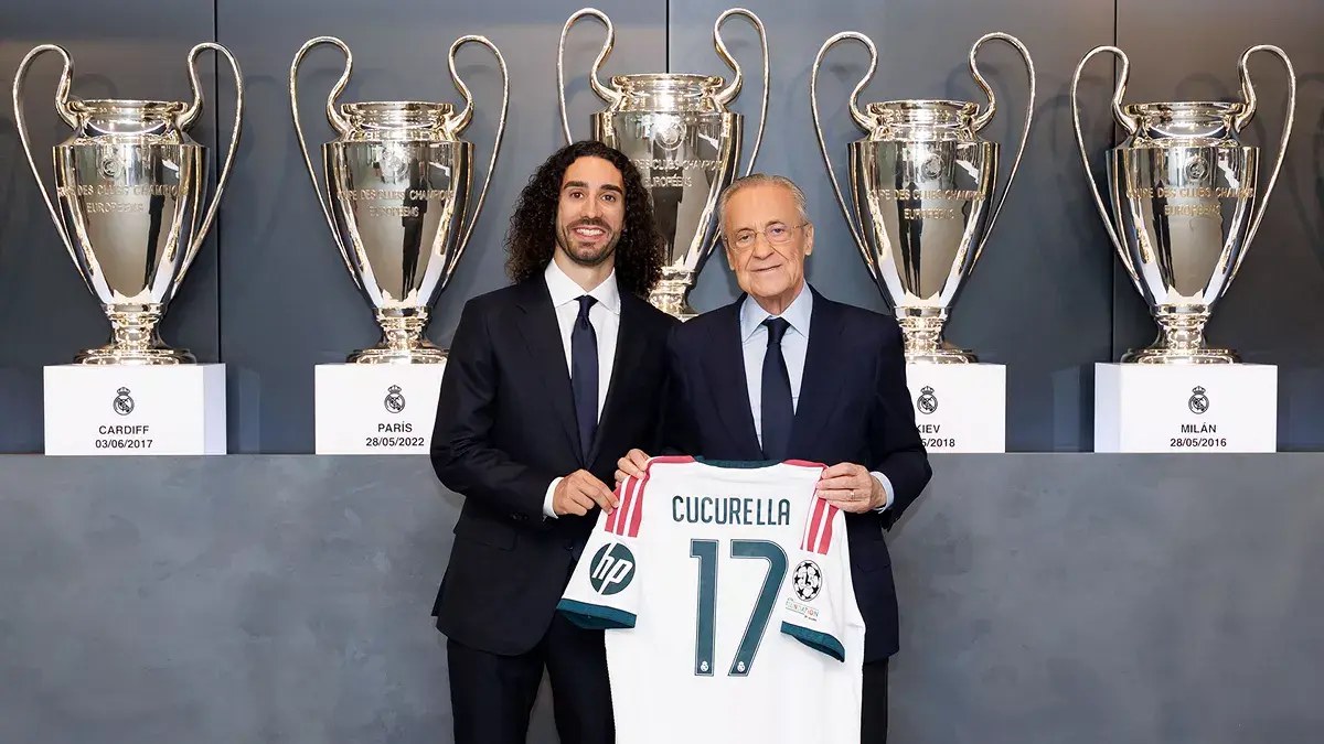 Marc Cucurella es presentado como nuevo jugador del Real Madrid