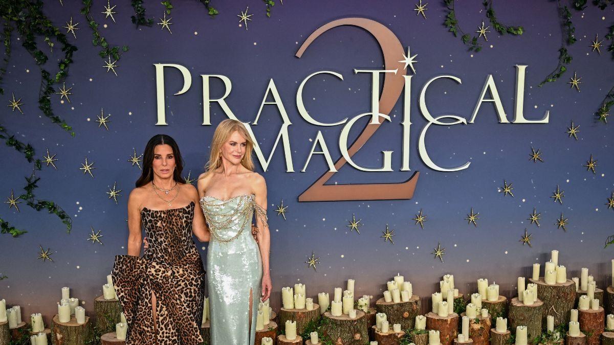 Sandra Bullock y Nicole Kidman deslumbran en gira Practical Magic 2