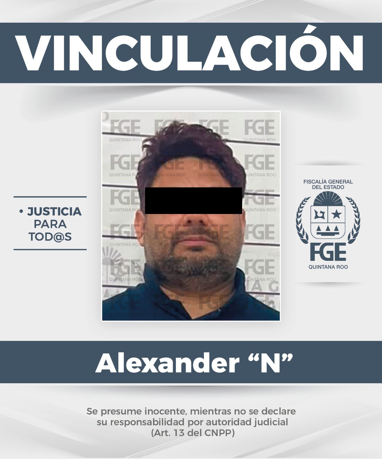 Fiscalía logra prisión preventiva para taxista en Benito Juárez