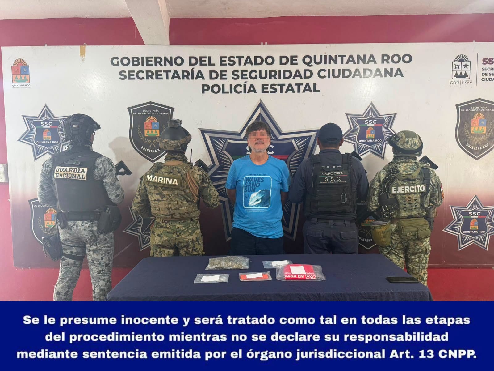Detienen a Fernando N. por narcomenudeo en Benito Juárez