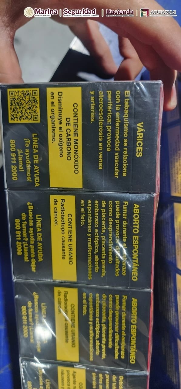 Decomisan más de 2 millones de cigarrillos apócrifos en AICM