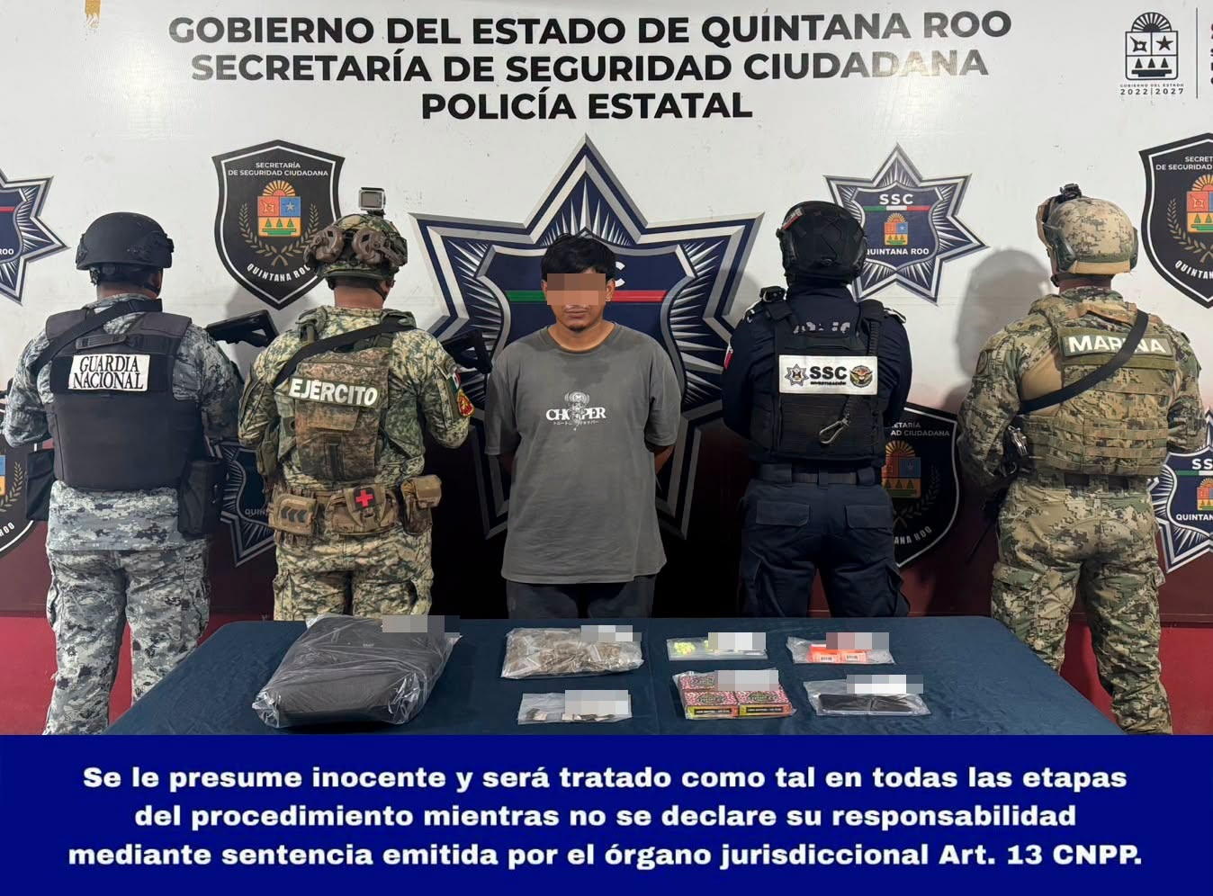 Detienen a Carlos David en Cancún por delitos contra la salud