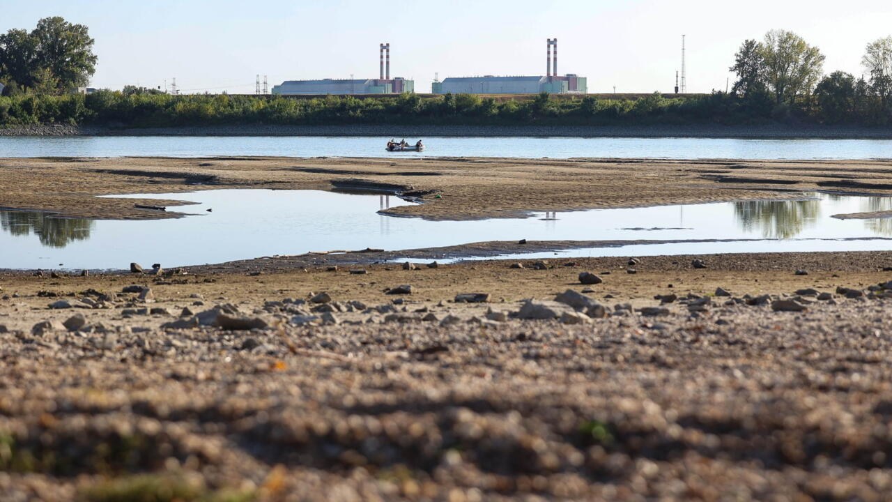 Sequía reduce niveles del Danubio y amenaza energía en Europa