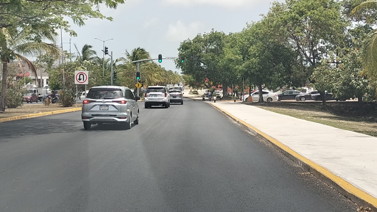Disminuyen choques en bulevar Colosio tras nuevo asfalto