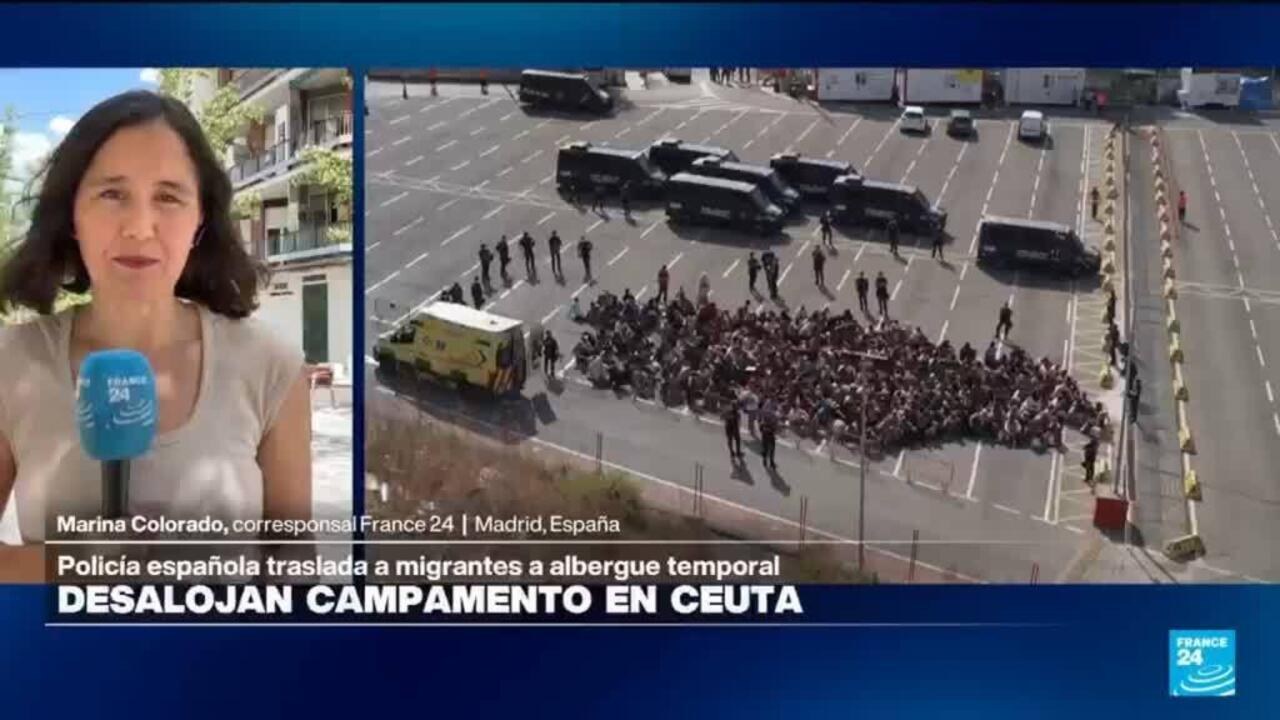 España desaloja playa del Trampolín en Ceuta y habilita albergues