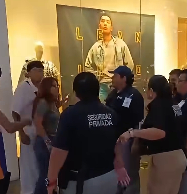 Enfrentamiento entre seguridad privada y jóvenes en Cancún