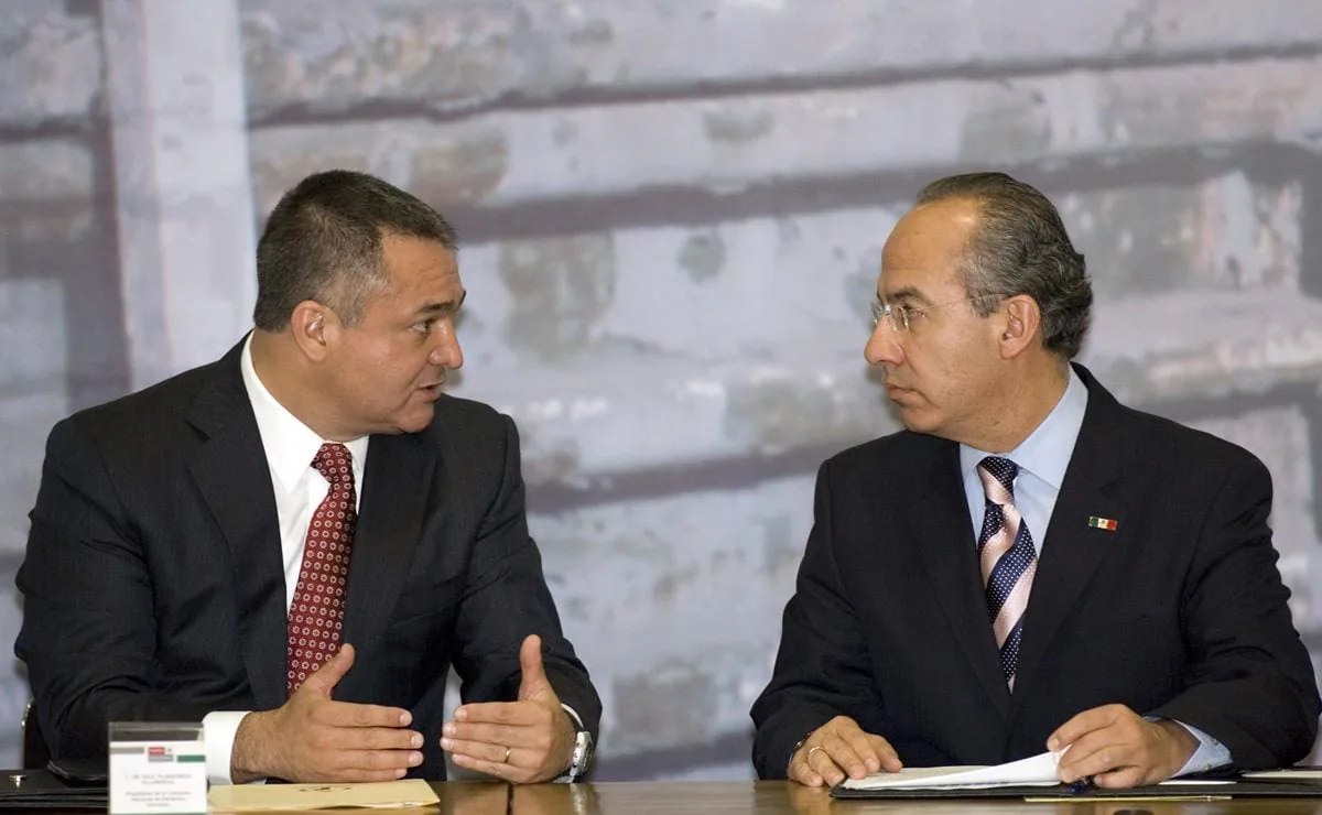 Calderón no vinculado en lavado de dinero de García Luna
