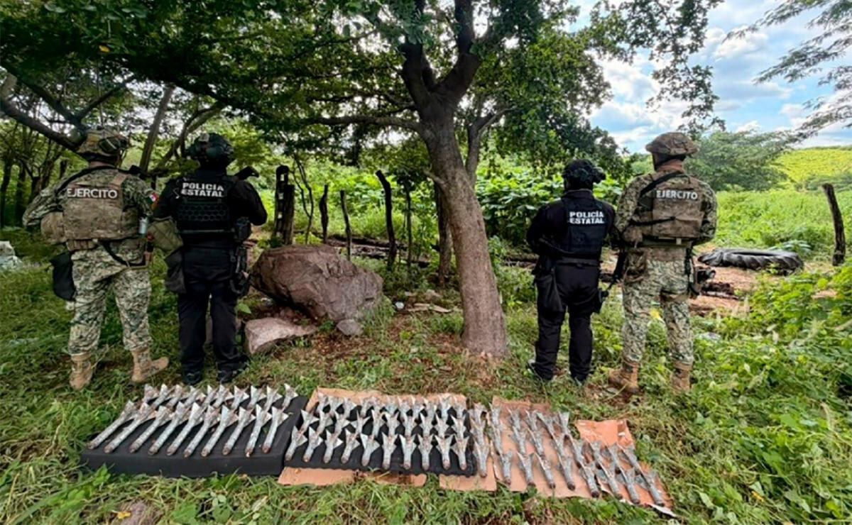 Inhabilitan laboratorio con explosivos y drogas en Sinaloa